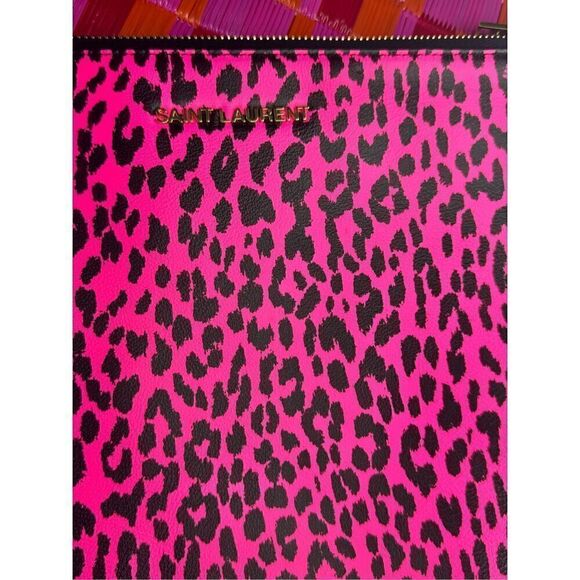 YSL leopard clutch - Picture 8 of 11